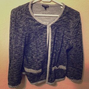 Grey cardigan
